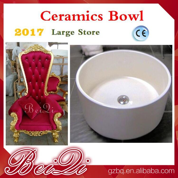 Cheap King Throne Chair Golden Style Furniture Manicure Pedicure High Back Throne Pedicure Spa Chair