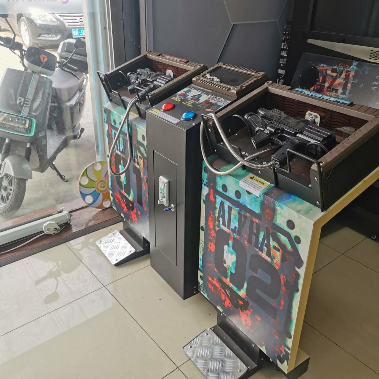 55" LCD Video Storm Gun Arcade Machine 3D Electric Shooting Game Machine