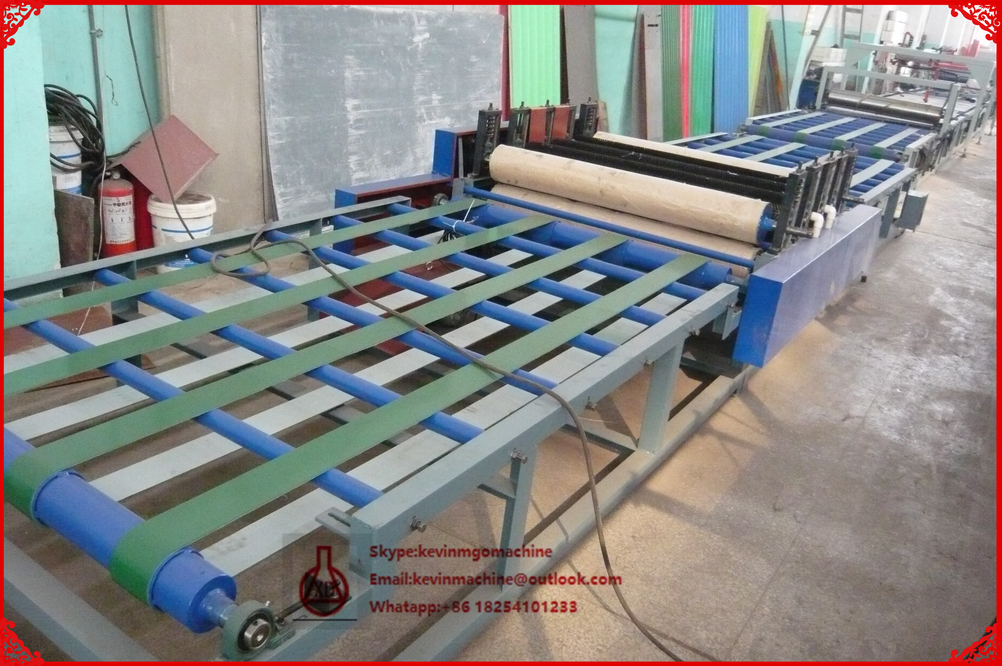 Light Weight Fire Proof Wall Board Making Machine with Double Roller Extruding Technology