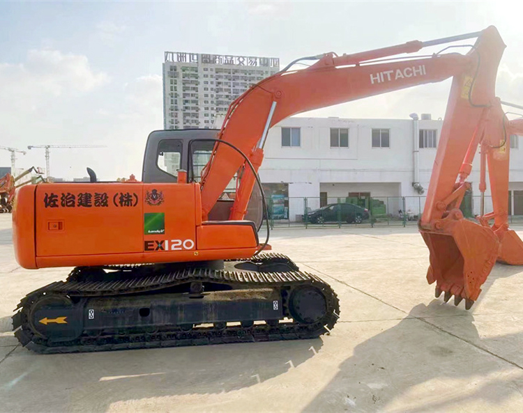 Good Condition 12000 KG Hitachi EX120-5 Crawler Excavator With Original Hydraulic Pump