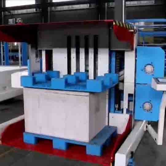 12kw Automatic Litho Corrugated Carton Paperboard Cardboard Flip Flop Pile Turner And Stacking Machine