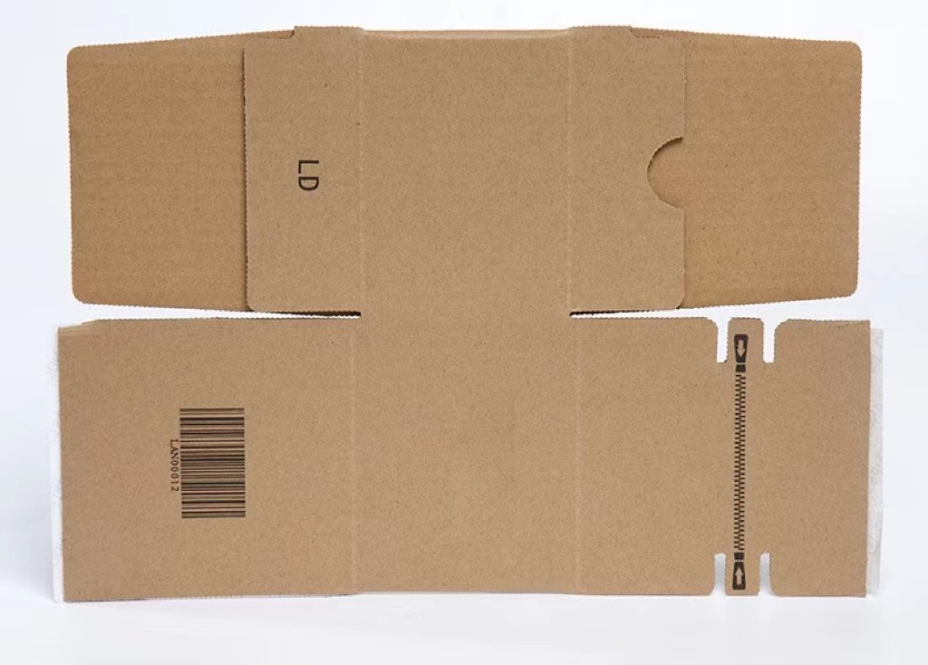 5x5x5 6x6x6 Corrugated Paper Box Ecommerce Mailing Boxes With Tear Strip