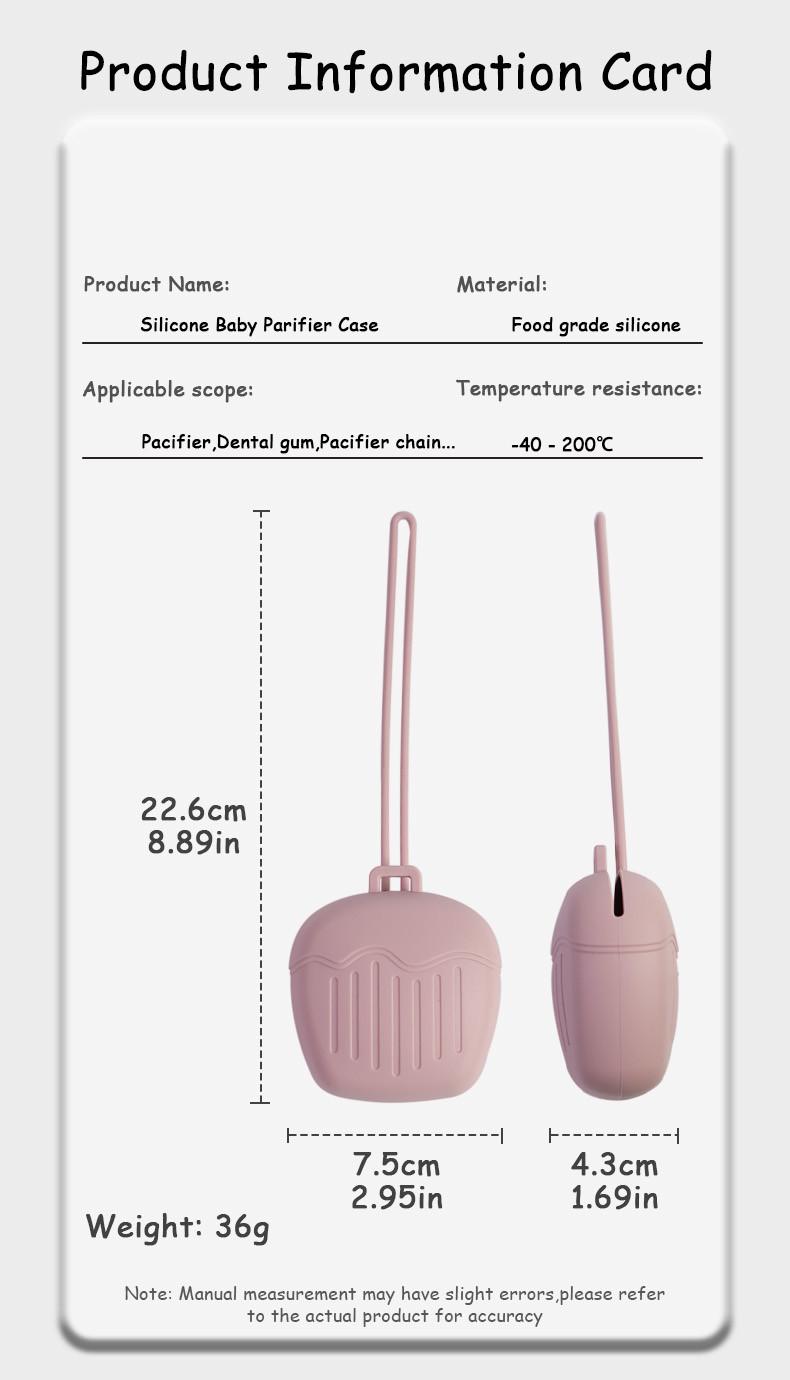 Silicone Pacifier Holder Case The Perfect Combination Of Convenience And Durability For Babie