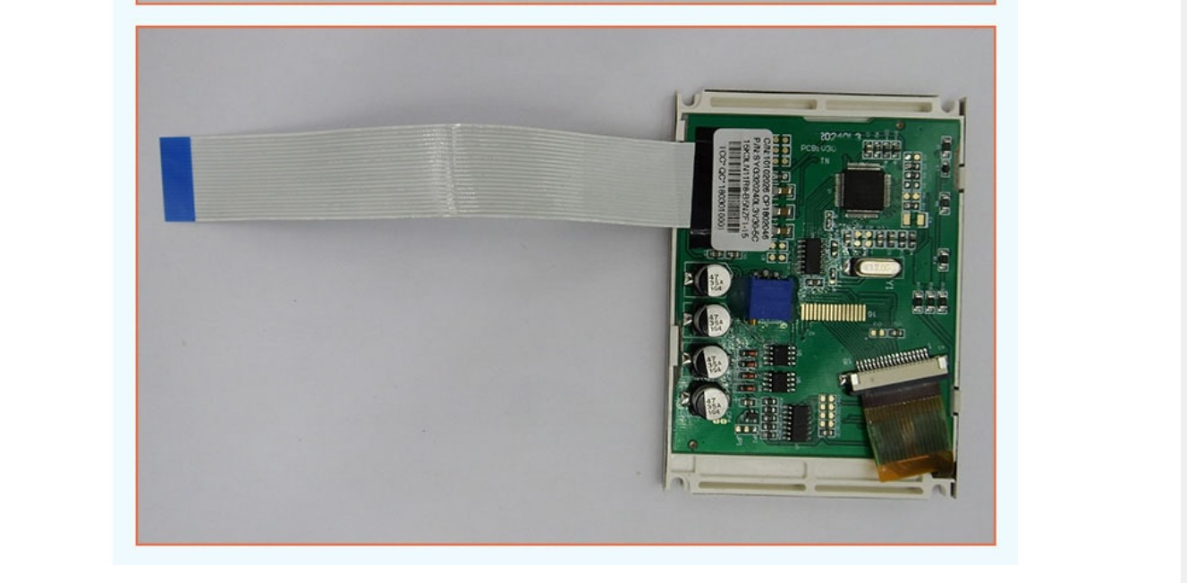 3.8 Inch Dot Matrix Lcd Module STN/Negative/ Transmissive /Blue，Driving IC S1D13700,1/240 Dutiy, 1/12 Bias