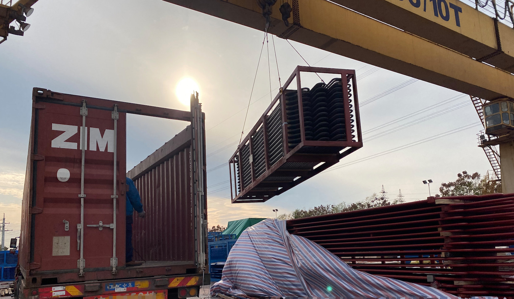 114mm OD Power Plant Biomass Boiler Reheater Vertical Structure