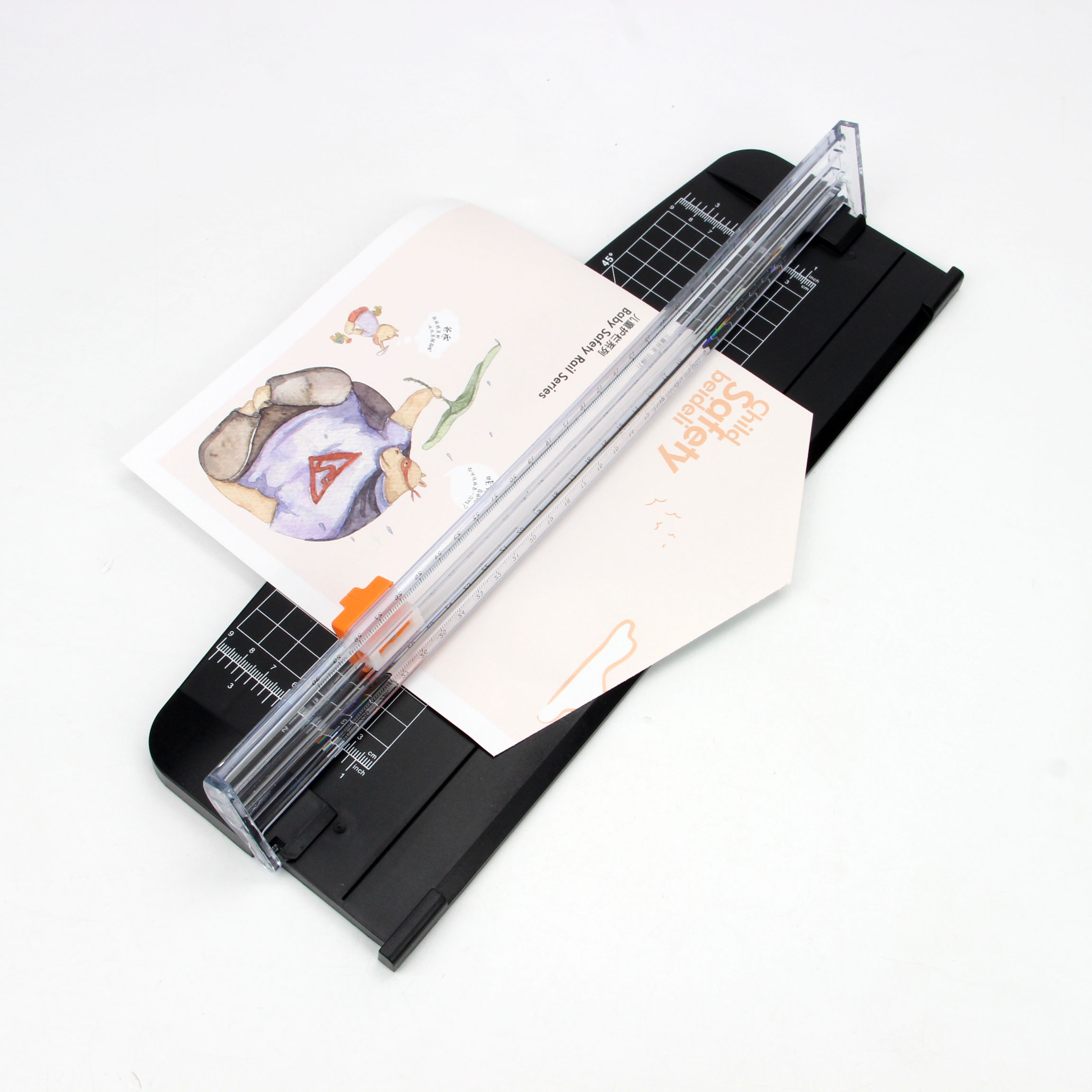 Straight Cut ABS Plastic Paper Cutter Manual Guillotine Cutter Paper Knife Trimmer