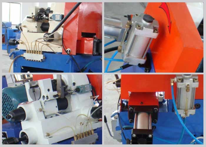Aluminum Copper Tube End Chamfering Machine , Round Tube Automatic Chamfering Machine