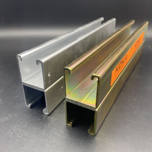 Galvanized Steel 100x100x3mm Slotted Square Channel