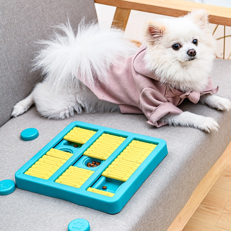 Rotating Interactive Puzzle Leaky Pet Cat Bowl Ball Slow Food Toy