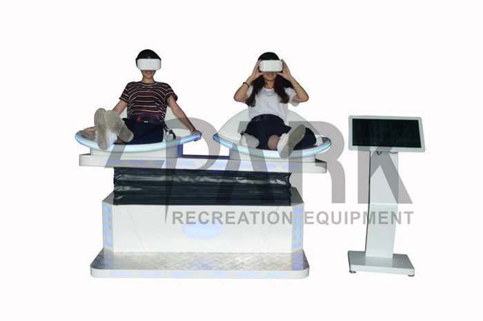 9D VR Slide Double Grass Ski Virtual Reality Simulator For Movie Theater