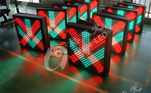 Original Traffic Signs Led Arrow Light Signal for Lane Control Left Right Arrow Stop
