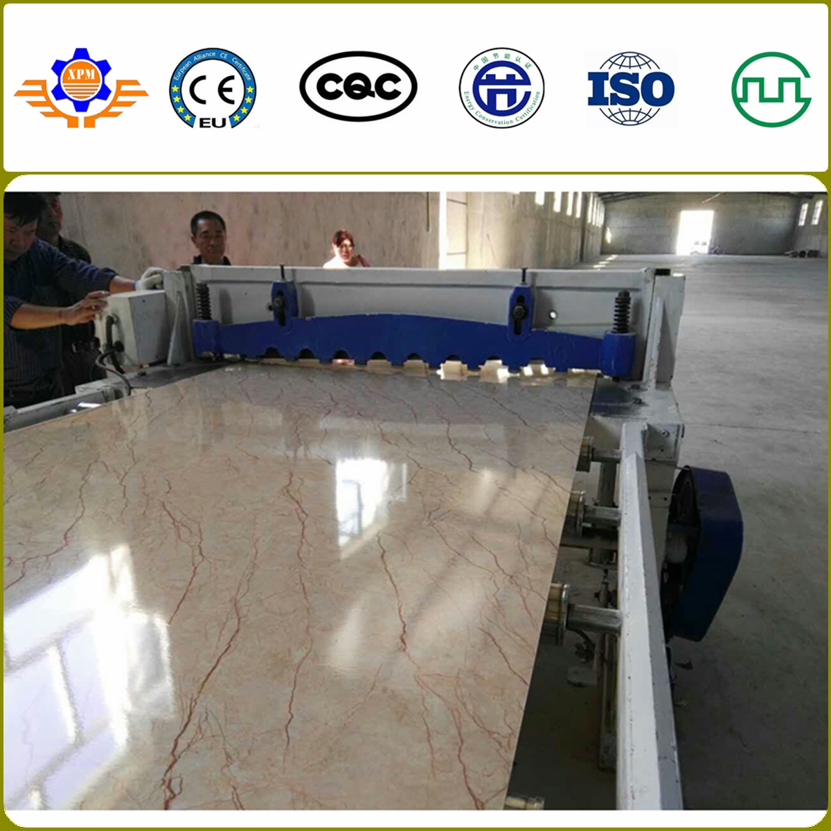 PVC marble sheet making machine