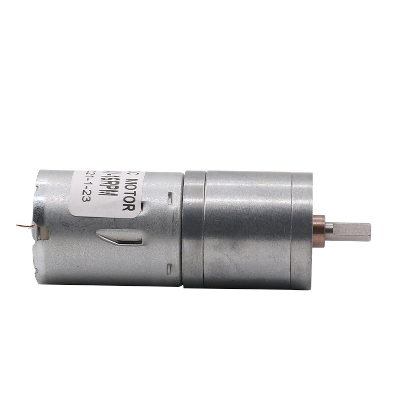 ASLONG Small Motor JGA25-370 6/12/24 V 7.5-1931RPPM Pure Metal DC Brushed Reduction Motor
