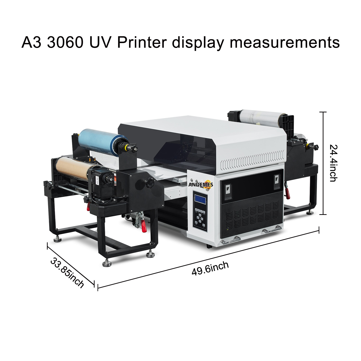 A3 Size Roll to Roll Flatbed UV Printer for Multicolor Printing on Mobile Phone Cases