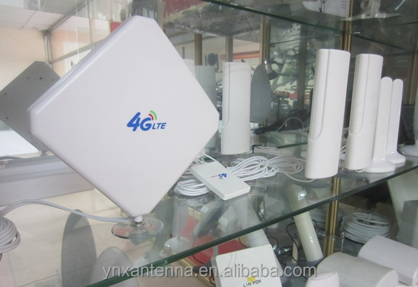700-2700 MHz Outdoor Wifi 4G Wall Plate Mount Directional Antenna for and RG174 Cable