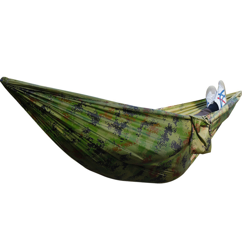 Promotional Outdoor Hammock 270*140cm 210 T Nylon fabric Logo Customized