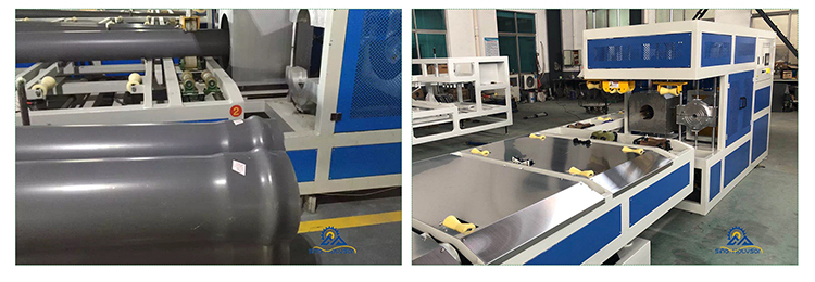 50-250mm Automatic PVC Pipe Socket Making Machine PLC Control