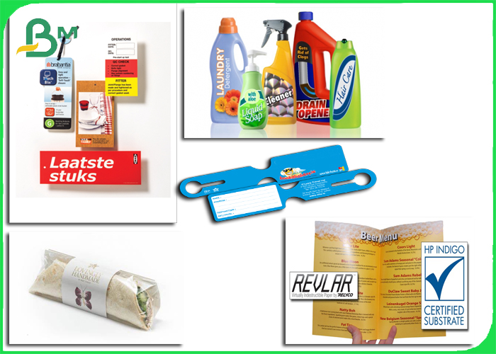 Waterproof Tree free 130um White Matt Synthetic Paper for Lables