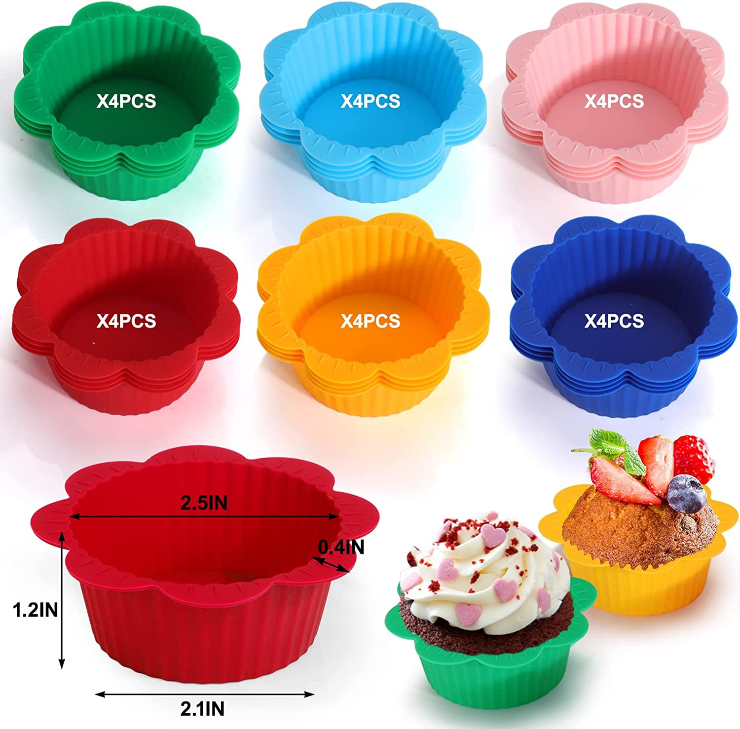 Harmless Square Silicone Baking Tray Cake Pan Anti Slip Durable