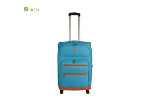 China Spinner Wheels 3 Front Pockets 600D Polyester Trolley Bag on sale