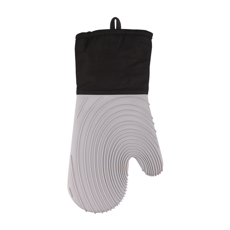 Silicone Oven Mitts Pair BBQ Gloves Heat Resistant Silicone Grilling Gloves Silicone Kitchen Utensil Baking Gloves