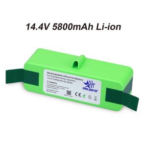 Buy cheap 14.4V 5800mAh Li-iON iRobot Vacuum Cleaner replacement Battery for Roomba 500 600 700 800 Series 510 531 532 620 650 770 product