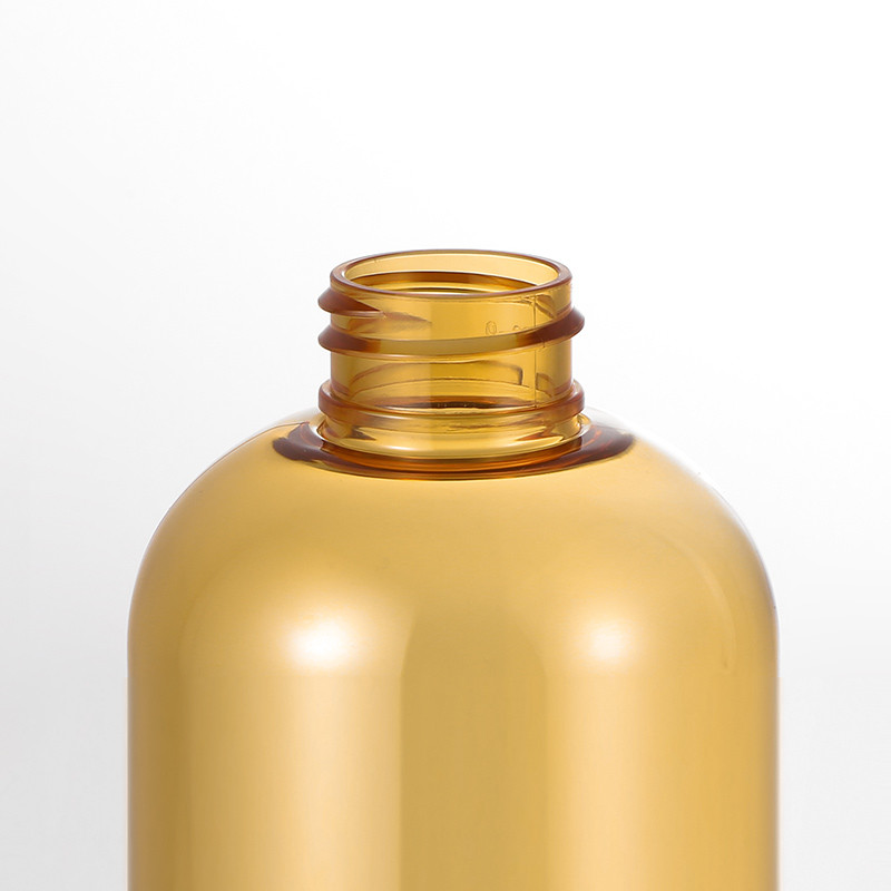500ml Lotion Pump Bottles 67mm Width Amber Color Multi Usage