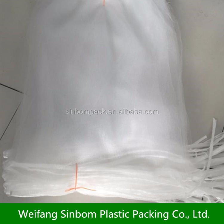 50kg Load Capacity Green HDPE Mesh Bag for Vegetables and Fruits Durable Material