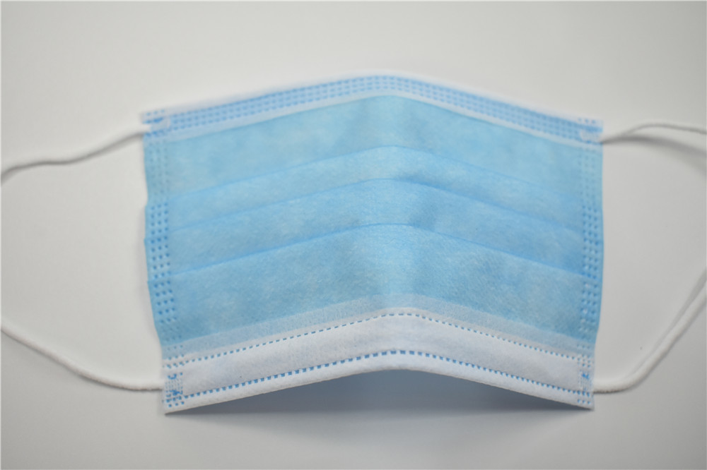 Kids Disposable Masks Blue Mask 3 Layers Non Woven Children Disposable Mask