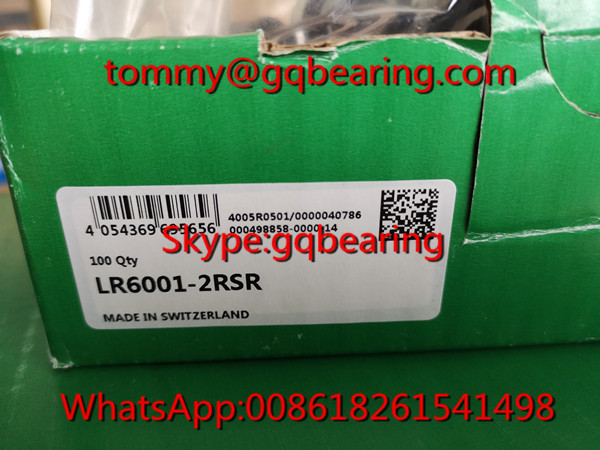 Chrome Steel/Stainless Steel Material INA LR6001-2RSR Rubber Sealed Track Roller Bearing
