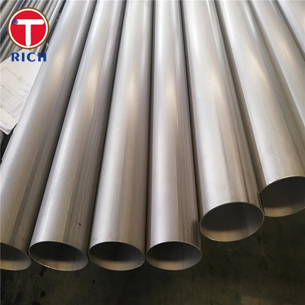 ASTM A270 Welded Steel Tube Mirror Polished Round 304 Stainless Steel Pipe For Automobile