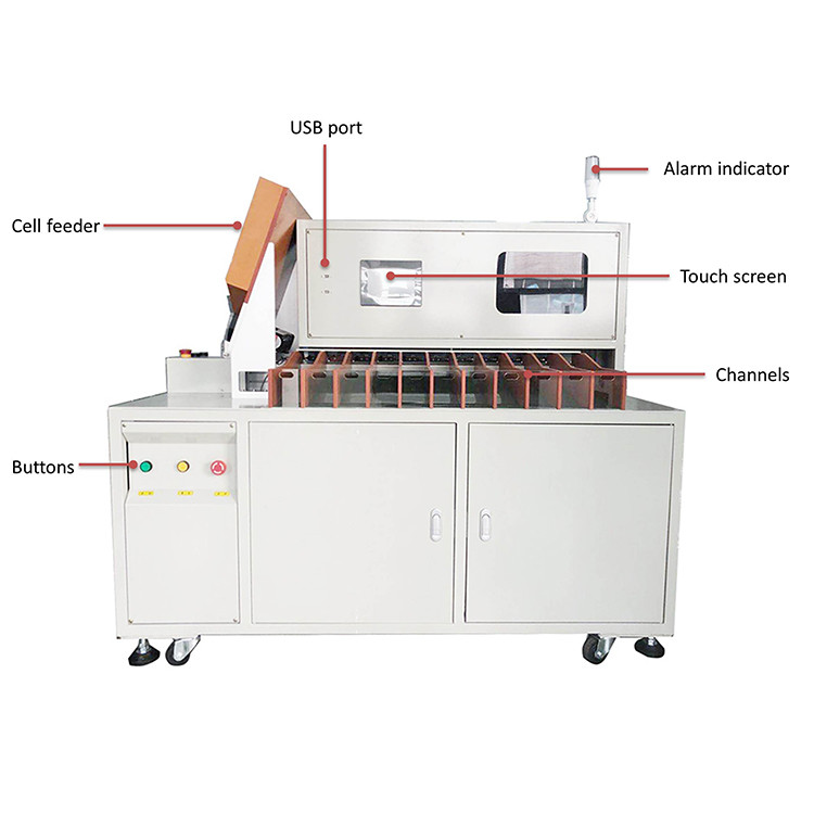 1000W Lithium Ion Battery Assembly Line 11 Channel For 18650 21700 Cell