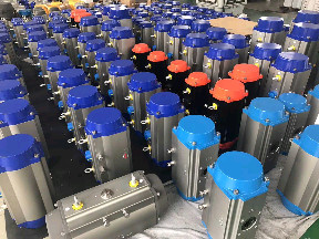 AP6 AT 125 dark blue colour caps pneumatic actuator aluminum