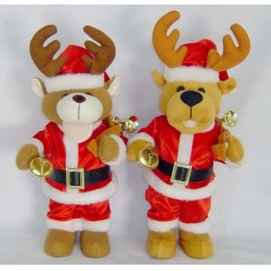 Buy cheap Talking and walking Reindeer Soft Toy Plush Toy product