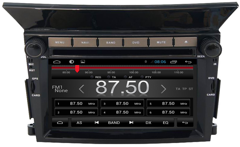 Ouchuangbo car navi dvd android 6.0 for Honda Pilot with SWC USB QUAD CORE A9 ,1.6GHz Frequency