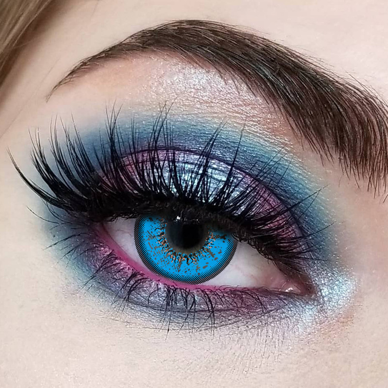 ISO13485 Safe Colored Cosplay Contact Lens 14.5mm For Halloween