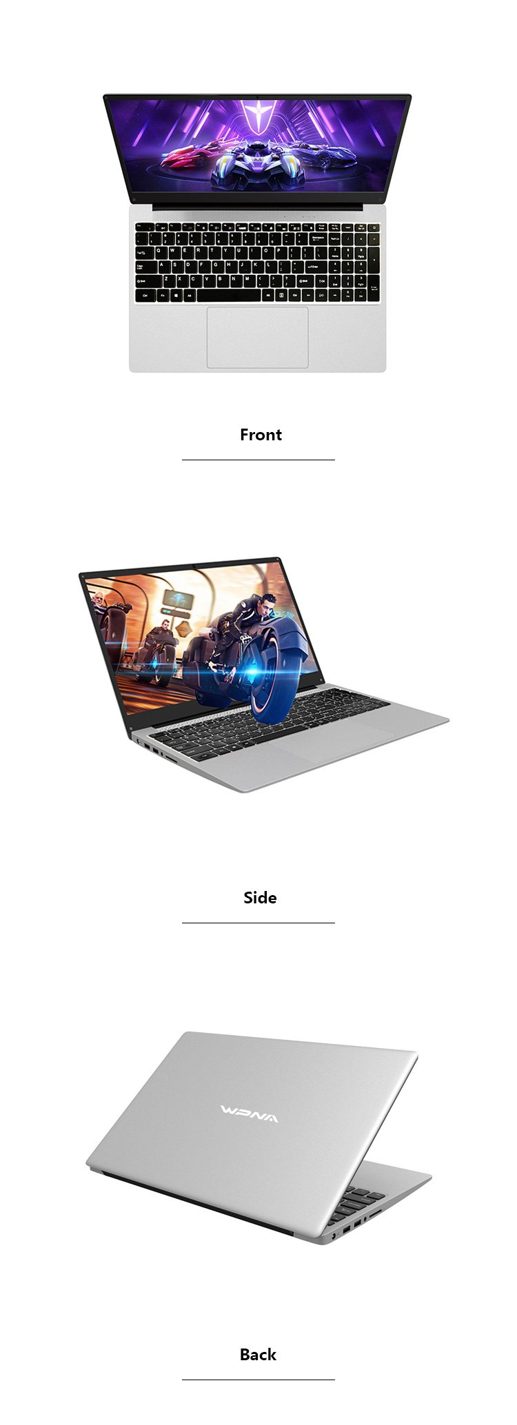 Core I7 16GB 15.6 Inch Ultra Thin Gaming Laptop With Backlight Keyboard Windows 10
