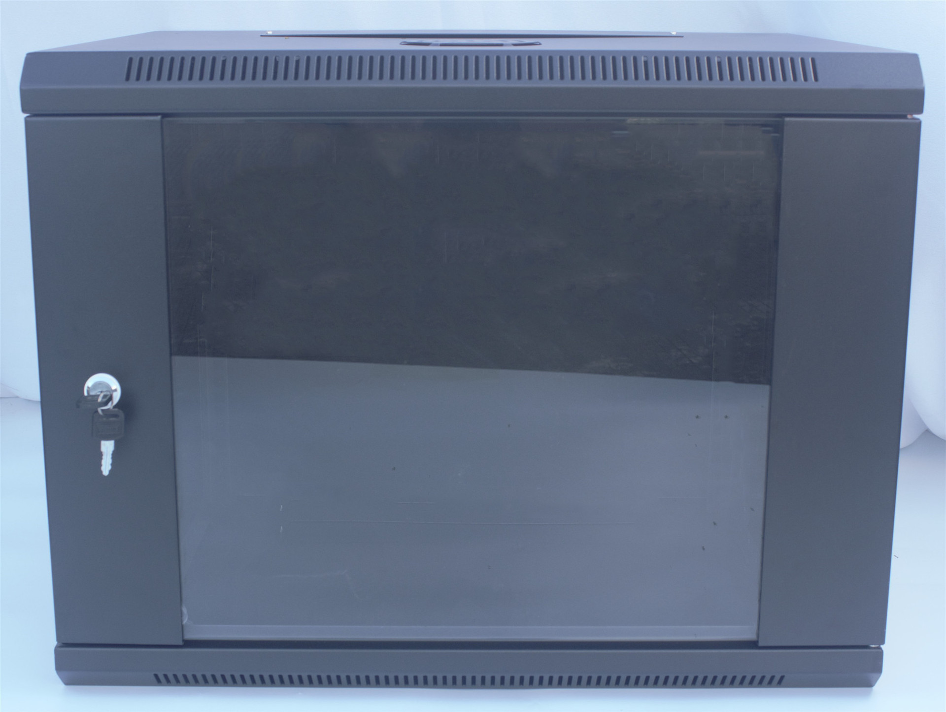9U Server Rack Cabinet 19" Wall Mount Removable Black Data Cabinet/Network Rack