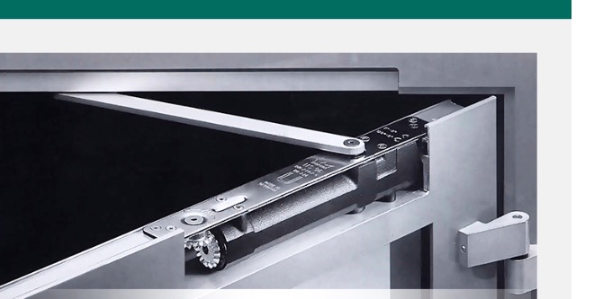 Two Adjustable Speed Concealed Door Closer Hold Open Silent Motion for Max Door Weight 60-85kg