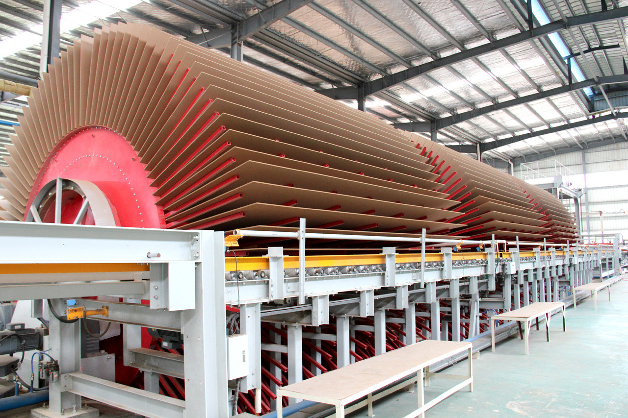 30000CBM Yearly 2440*1220mm Full Automatic MDF (HDF) Production Line