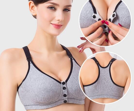 Trendy Mix Size Womens Maternity Clothes Adjust Strap Breastfeeding Sports Bra