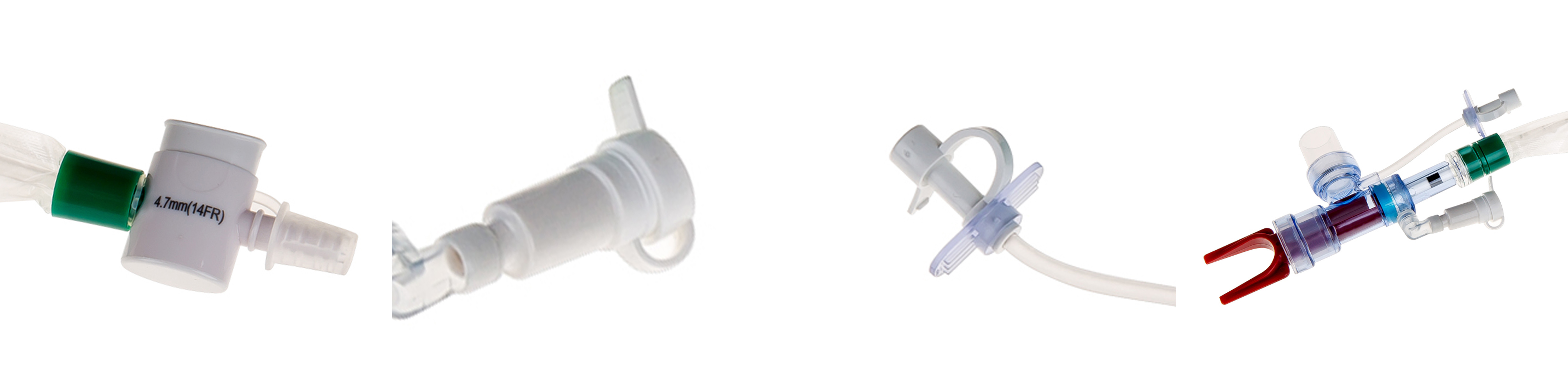 Medical Disposable Supplies Suction Catheter Closed With Control Latex