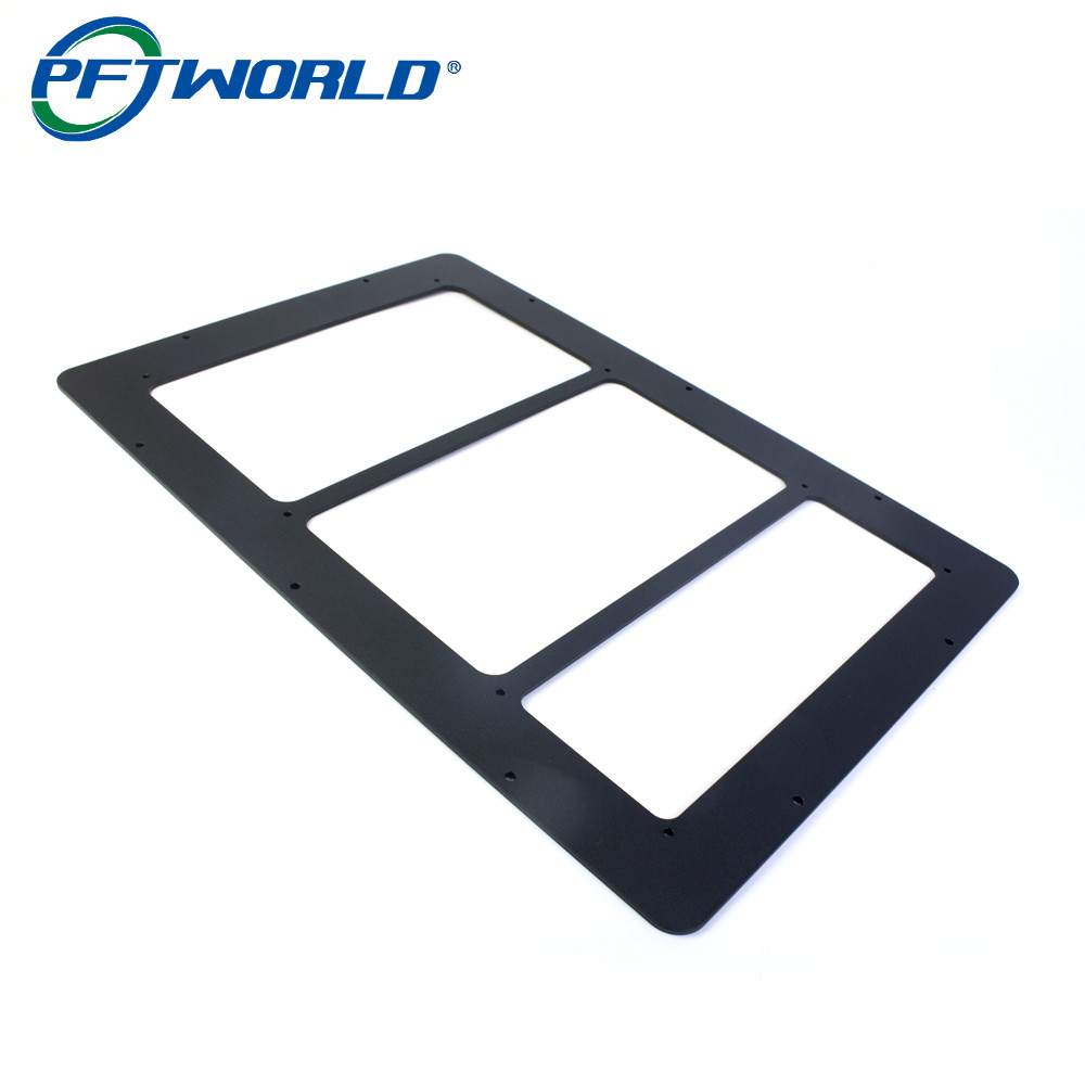 Machining Aluminum Milling Black Powder Coated Parts