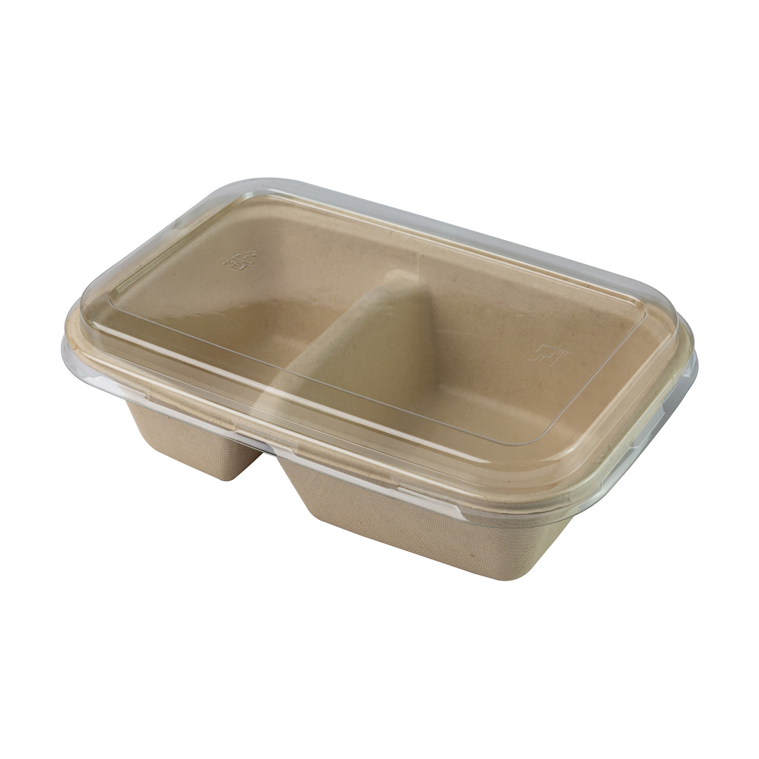 Factory 100% Biodegradable Compostable Bagasse Pulp Packaging Food Container