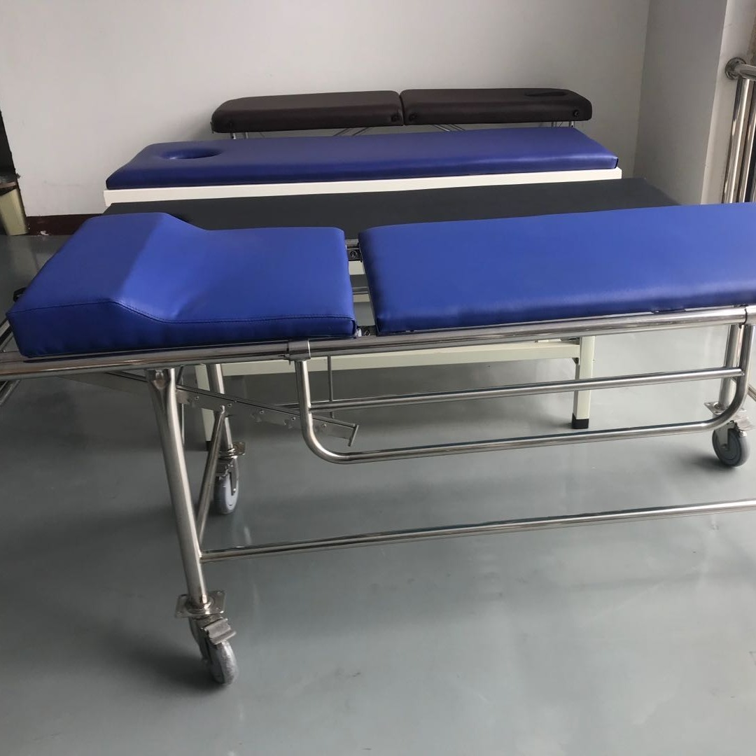 Patients Transport Non Magnetic Stretcher Use In 1.5 T Mri Machine Rooms
