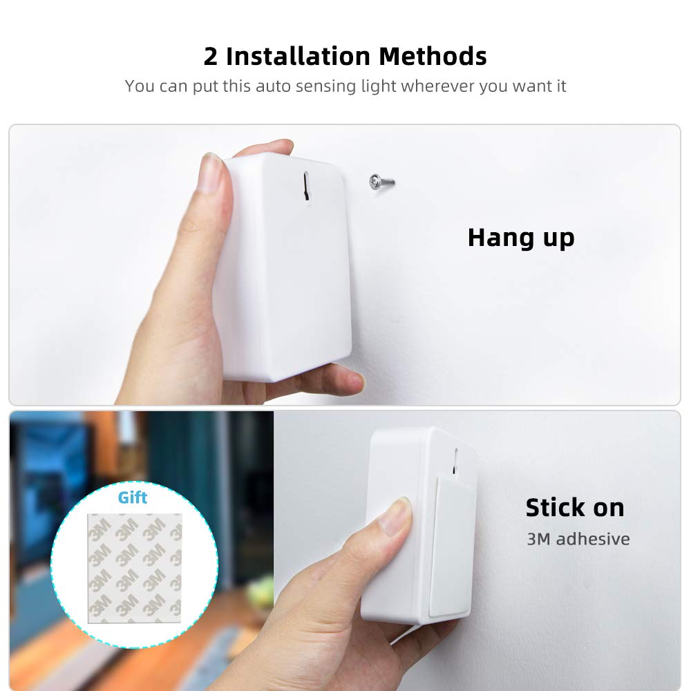 automatic cabinet light, Stick-On Motion Sensor Night Light Battery Powered Automatic LED Light