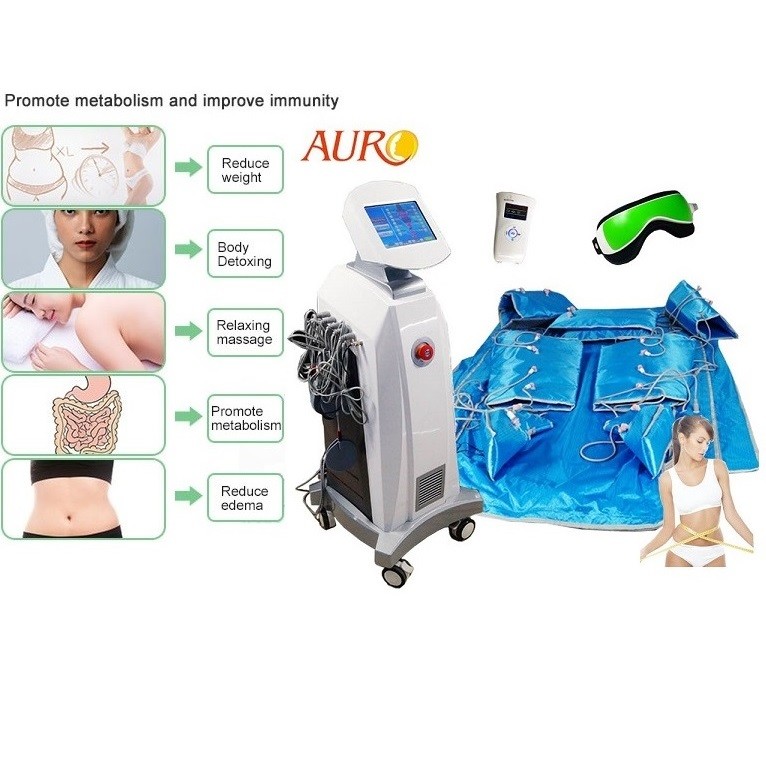 750W Far Infrared Pressotherapy 4 In 1 Lymphatic Drainage EMS Detoxifying Pressotherapy Slimming Machine