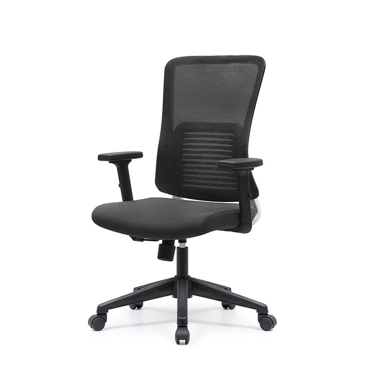 White Frame Chrome Base Back Mesh Office Chair DIOUS 2.4in Cushion