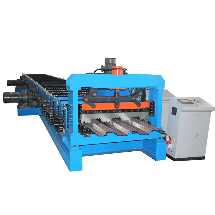 Automatic Steel Floor Deck Roll Forming Machine High Precision