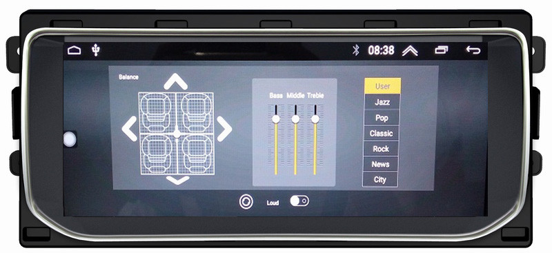 Ouchuangbo car audio gps stereo for Rang Rover Vogue 2012-2016 support BT aux android 6.0 2+32